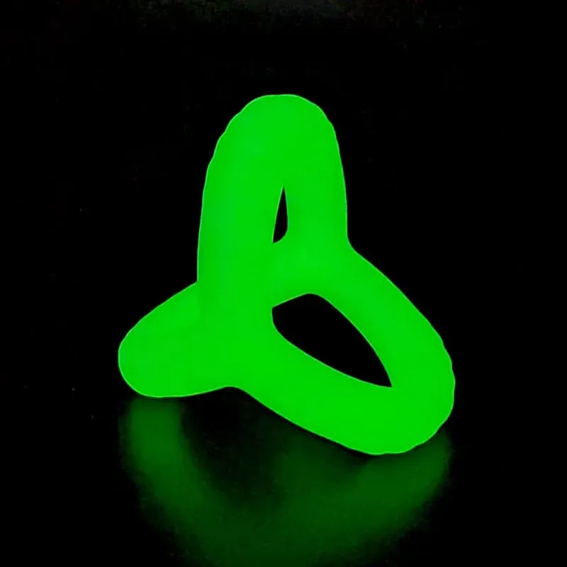 Newest Cock Rings Luminous Durable Reusable Silicone Penis Enlargement Sex Toys for 18+ Male Delay Ejaculation Scrotum Lock Ring