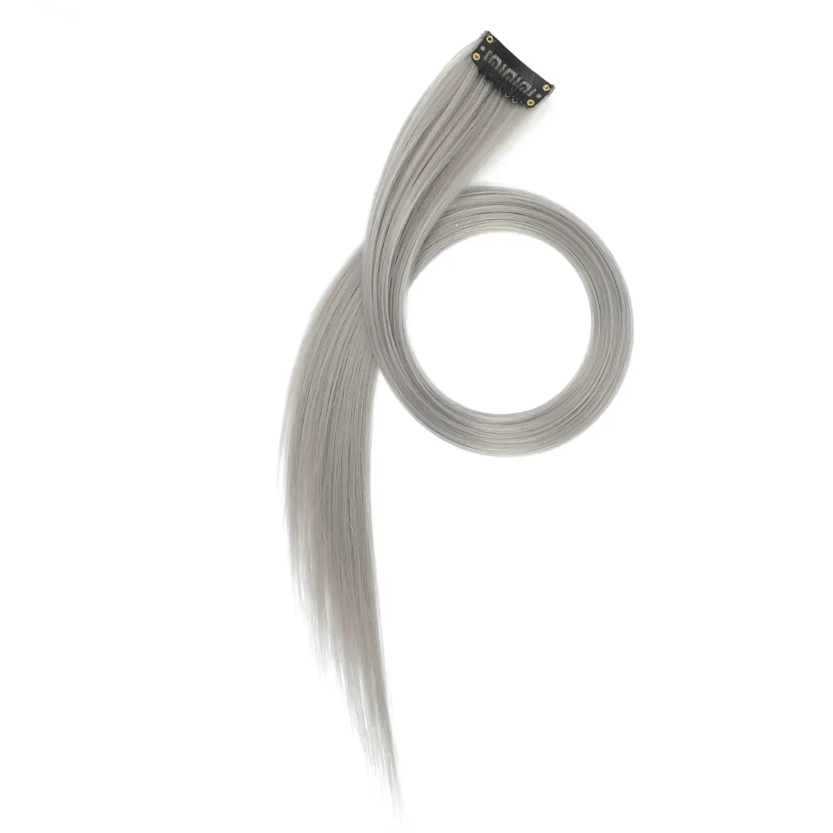 22 inch Colored Hair Extensions Straight Hairpiece 6pcs Colorful Hair Party Highlights Clip in Long Synthetic for Girls Women