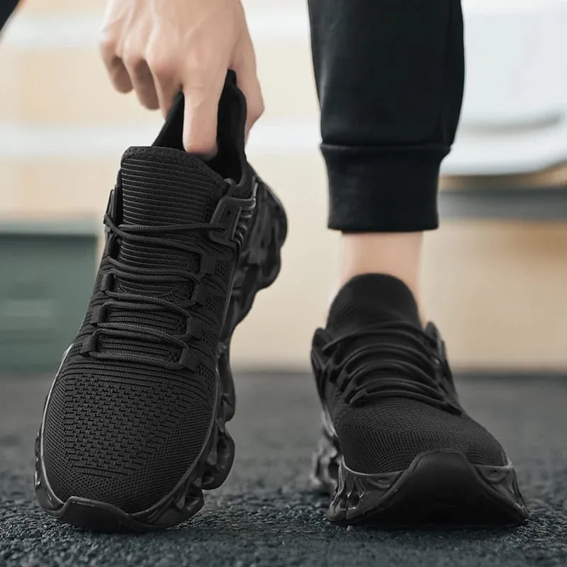 Men's Athletic Mesh Sneakers Lightweight Comfortable Running Shoes for Men Soft Sole Non Slip Casual Shoes Outdoor Walking — image 5