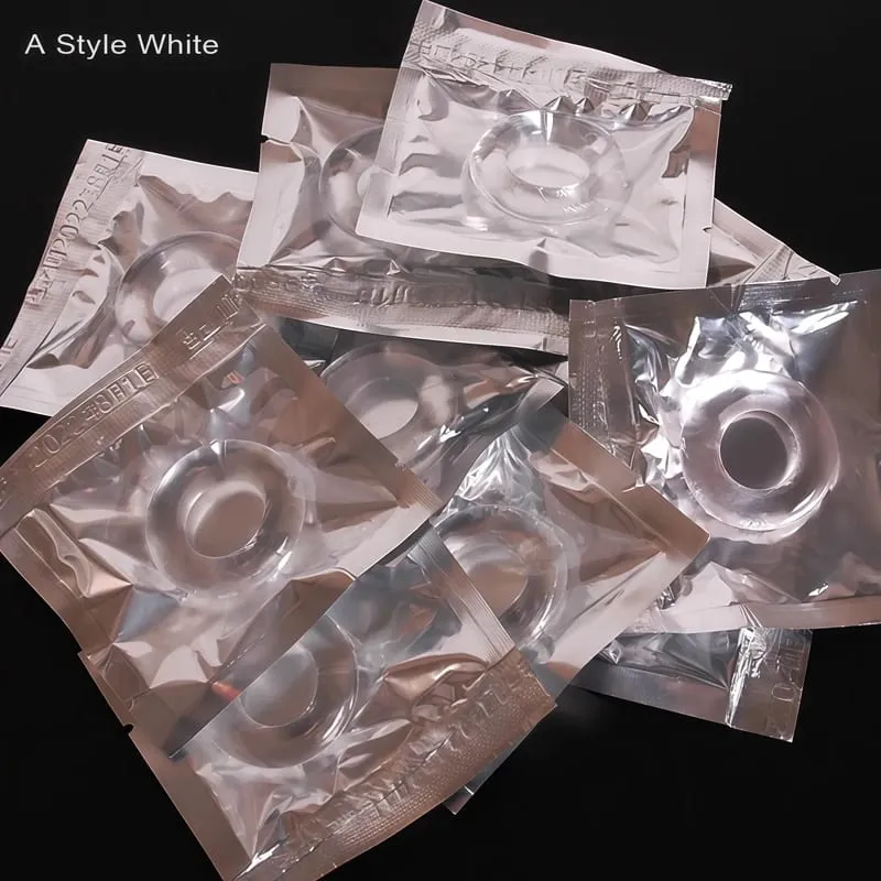 Intimate Goods For Men 5-100PC Καθυστέρηση εκσπερμάτωσης Κλείδωμα σιλικόνης Δαχτυλίδι σπέρματος σεξ Παιχνίδι για ενήλικες Ερωτικό δαχτυλίδι κόκορα Εξωτικό αξεσουάρ