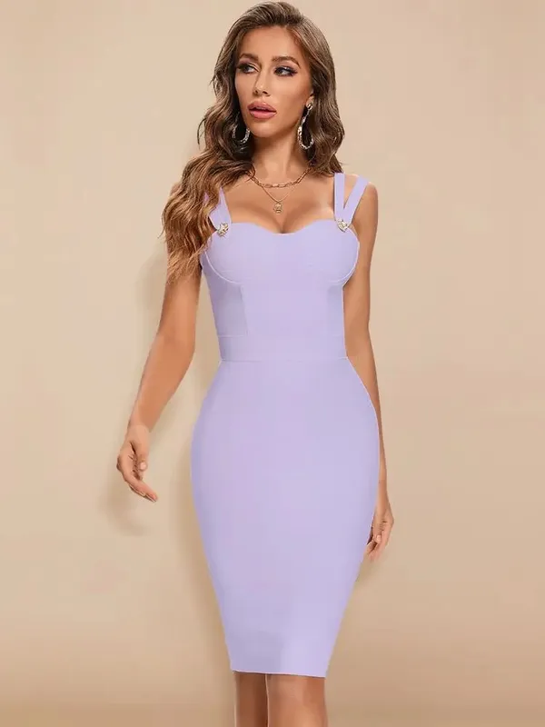 Summer White Rhinestone Bandage Evening Dress Women Luxury Maxi Spaghetti Strap Red Club Celebrity Evening Party Vestido — image 14