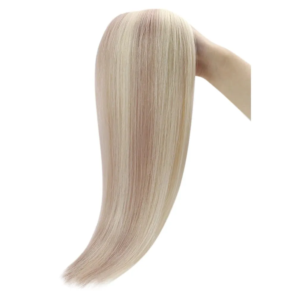 Moresoo Seamless Hair Injection Tape in Extension Real Human Virgin Hair Brazilian Straight Invisible Tape in Hair 10A Grade