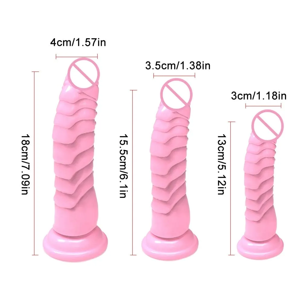 Realistic Black Dildo with Strong Suction Cup Base Soft Penis Sex Toy for Women and Men Hands Free Anal Vaginal Adult Toy in M — image 3