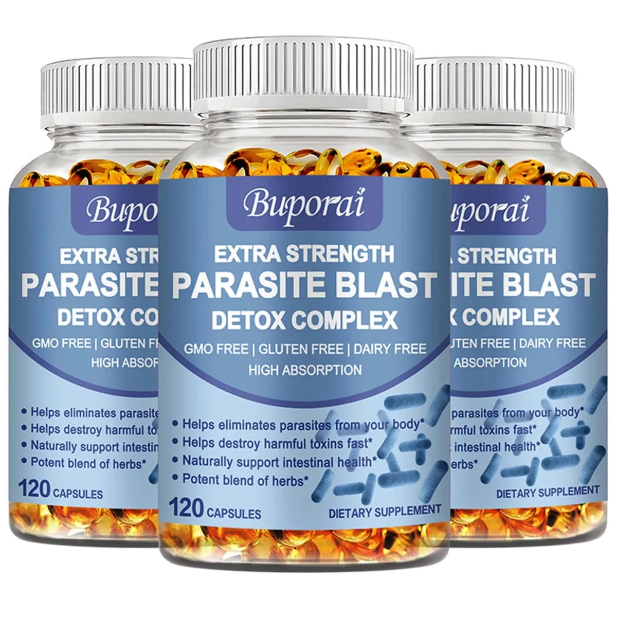 Parasite Blast Detox Complex - Eliminate Parasites Supports Intestinal Cleansing Enhance Immunity Promote Digestion — image 2