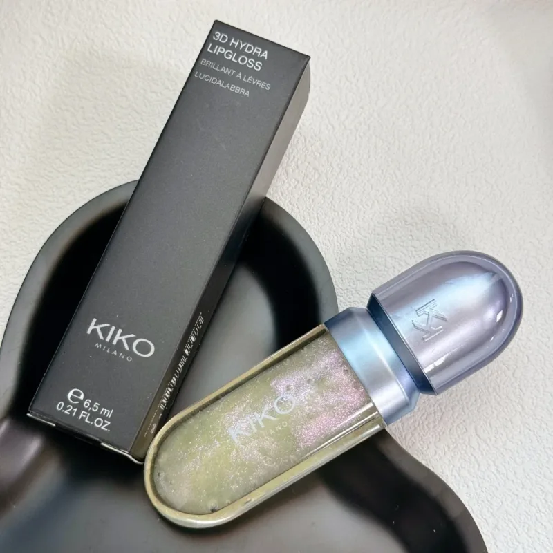 Original Kiko 3D Mirror Lip Glaze Waterproof Non Fading and Non Stick Cup Gentle Bean Paste Color Fine Shiny Point Charm Red — image 29