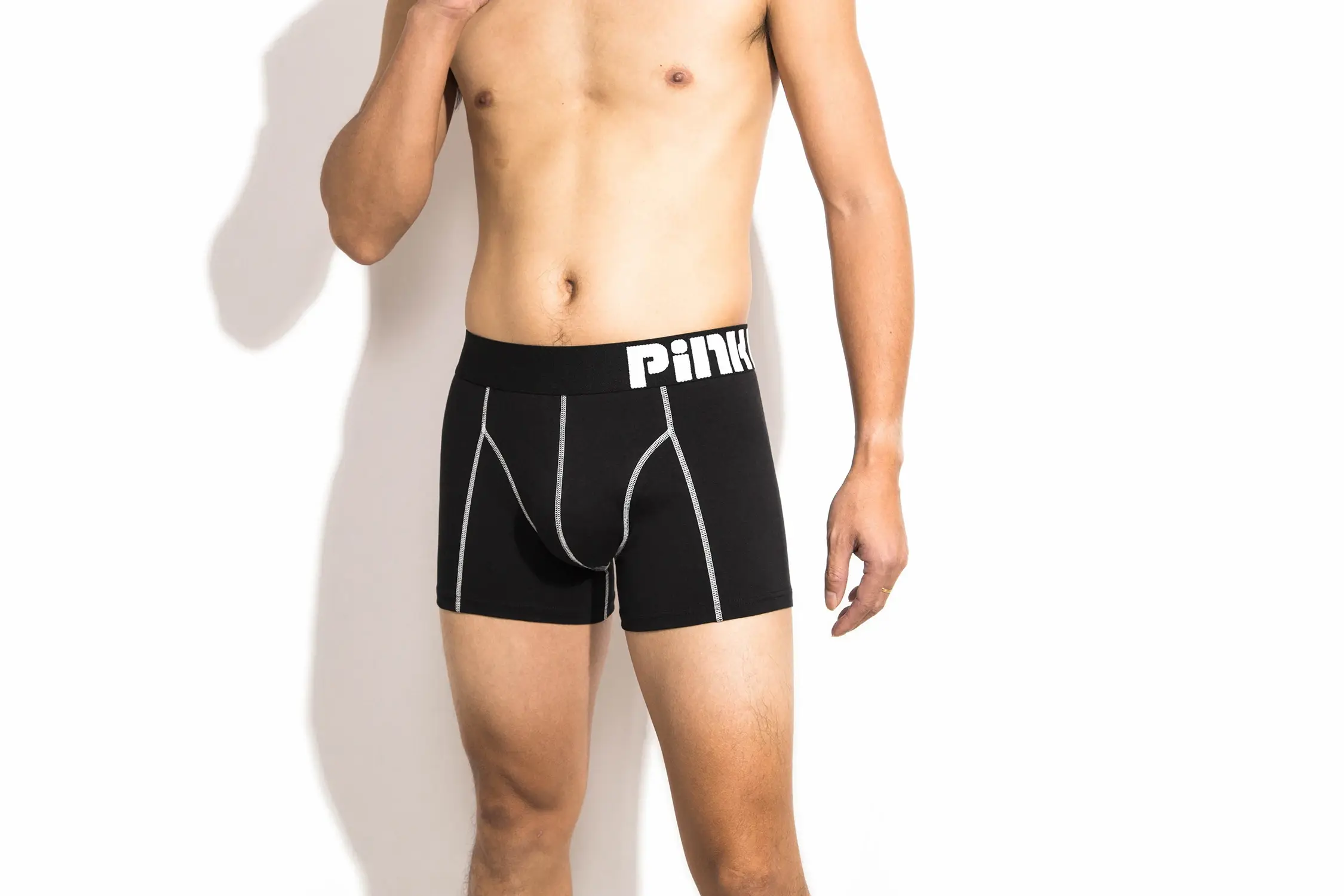 4-PACK PINKHERO Mode Caleçons Pour Hommes, Élégant Confortable Et Doux Slip Homme, Sous-Vêtements Fantaisie En Coton Boxer, Culottes Pour Hommes — image 5