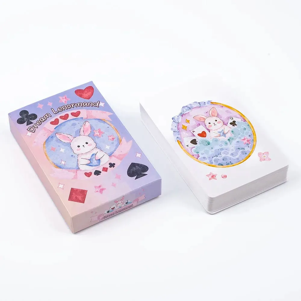 Dream Lenormand Tarot Card Deck 43 Cards Oracle Board Game for Kids Family & Friends Perfect Puzzle Leisure Activity 8.9 x 5.7cm — image 3