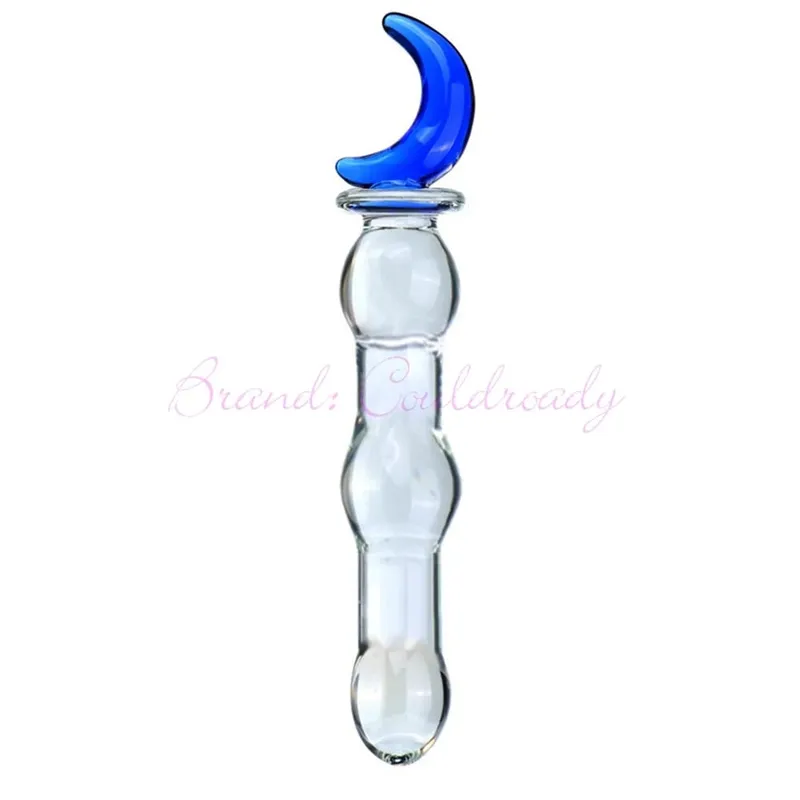 Pyrex Glass Dildo 195x33mm Fake Penis Crystal Anal Beads Butt Plug Prostate Massager G Spot Female Masturbation Toys — image 30
