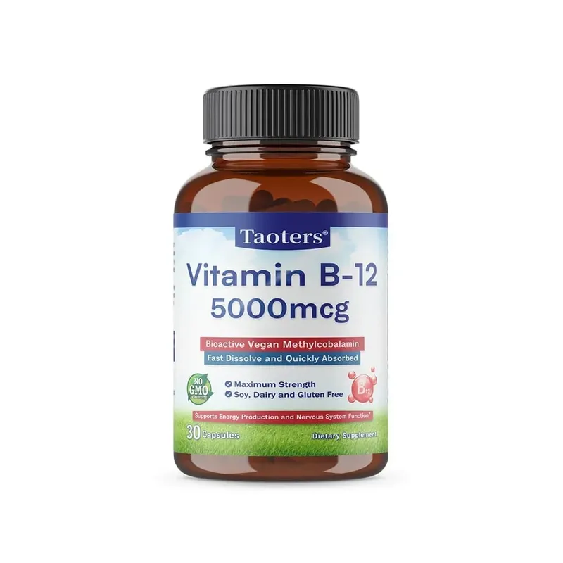 Βιταμίνη B12 5000 Mcg - Extra Strength - Συμπλήρωμα για την υποστήριξη των επιπέδων ενέργειας Ψυχική διαύγεια Νευρικό σύστημα Υγεία — image 8