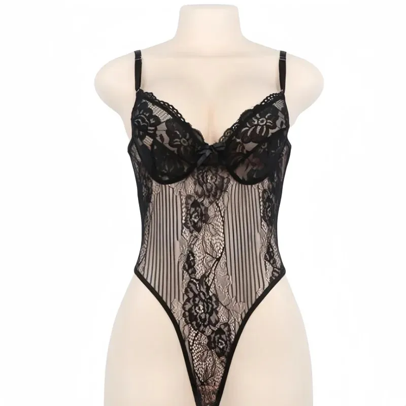 Lace Sleeveless Off Shoulder Camisole Black Bodysuits Strap Bodyson Body Shirts Suits Sexy Tops Lingerie for Women Plus Size XXL
