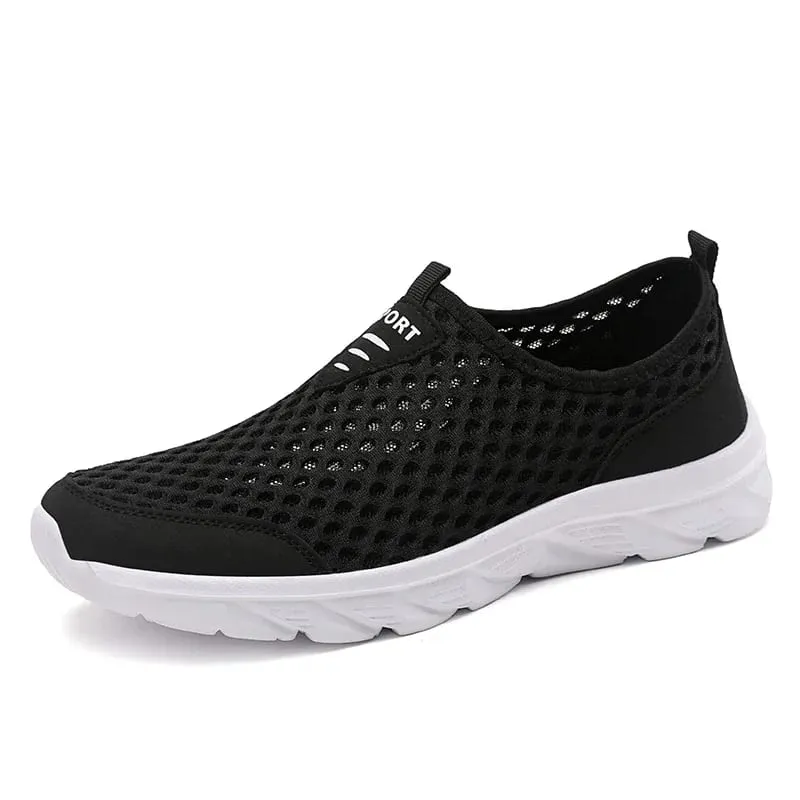 Breathable Men's Casual Sneakers Lightweight Men Vulcanized Shoes Outdoor Male Loafers Soft Big Size Casual Shoes Non-slip Flats