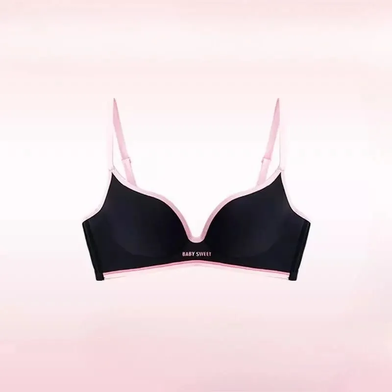 Push Up Seamless Bra for Small Chest | Colorful Dopamine Padded Bralette | Comfort Lift & Sexy Look for Women Bra and Panty Set — image 9