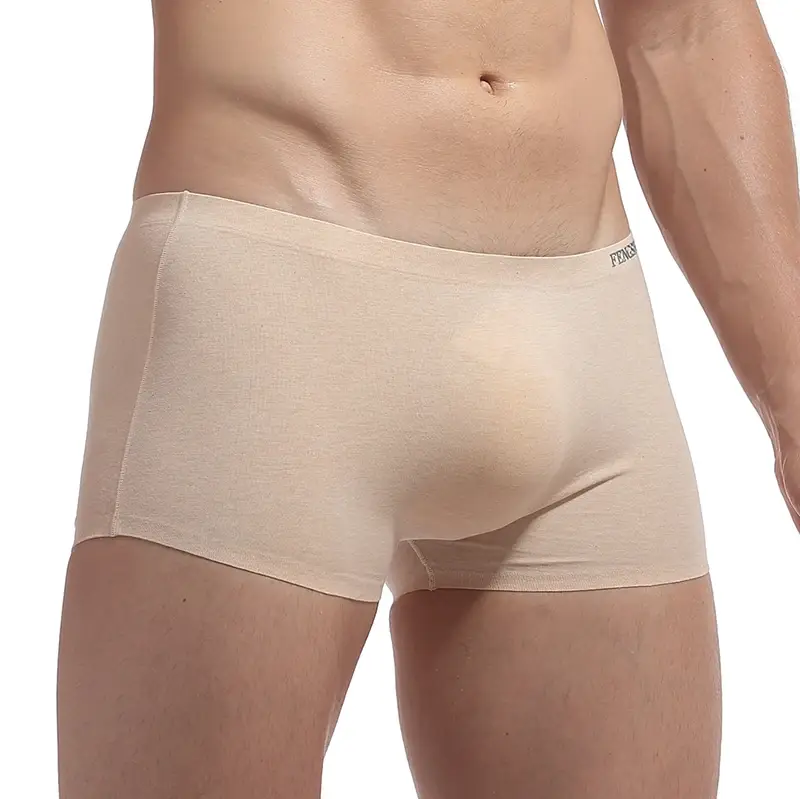 Men's Underwear Boxers Men Elasticity Breathable Trunk Boxer Comfortable Seamless Man Solid Underpants Shorts Panties — image 4