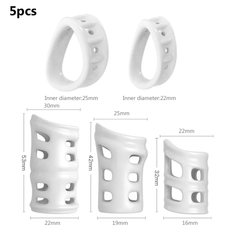 Silicone Male Foreskin Corrector Penis Rings Cock Ring Male Glans Expose Delay Ejaculation Cockrings Sex Toys For Men Adults Toy — image 8