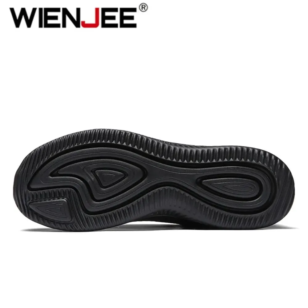 Men Running Walking Knit Shoe Casual Sneakers Breathable Sports Running Athletic Gym Lightweight Outdoor Women Shoes Size38-47 — image 6