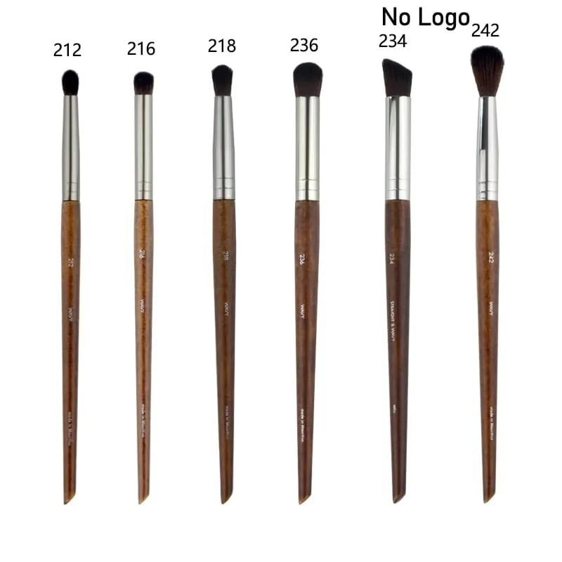 Natural wood Eye Makeup brushes whole set Pro Crease Eyeshadow Make up kit smudge highlighter eyebrow Lip lash brush practical