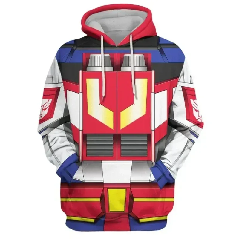 Bandai Brand's New 2026 Autumn-winter Collection Features A Stylish Cosplayer Men's Hooded Sweatshirt Inspired By Transformers — image 16