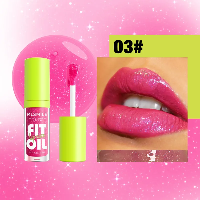 Glossy Lip Care Oil 8 dostupných odstínů Hydratuje a zjemňuje rty Vytváří kypré orosené rty Pohodlné celodenní nošení — image 12