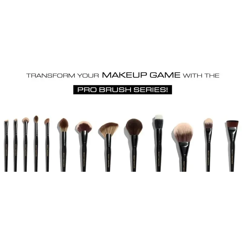 Luxury Black Makeup Brushes Set from SCOTT Super-soft Synthetic Hair Face Powder Blush Eye Shadow Blending Cosmetic Brush Tools — image 6