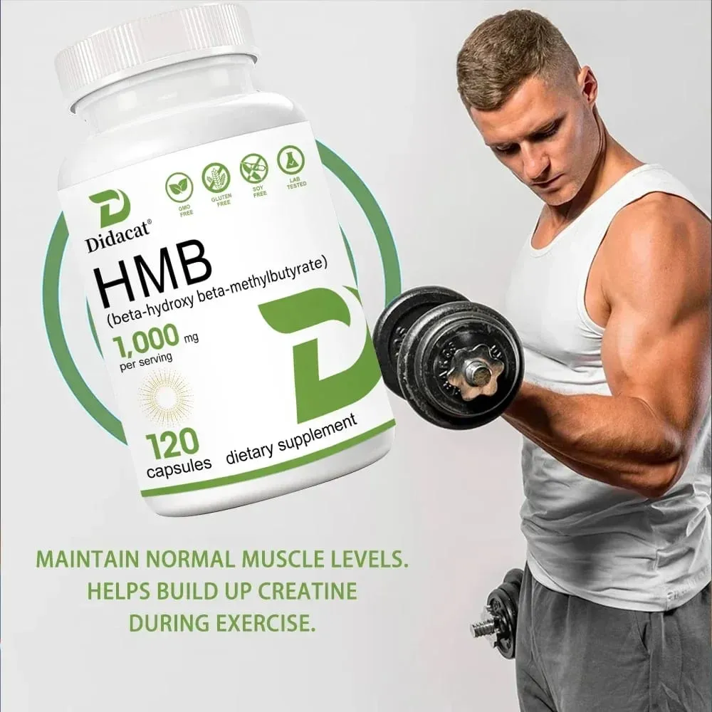 HMB Male Energy Booster - for Increased Muscle Mass and Athletic Strength Energy Supplement Endurance Non-GMO Gluten Free — image 2