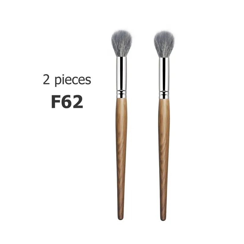 Small Contour Brush Bronzer Blush Soft Fluffy Natural Goat Hair Face Makeup Brushes Kit — image 8