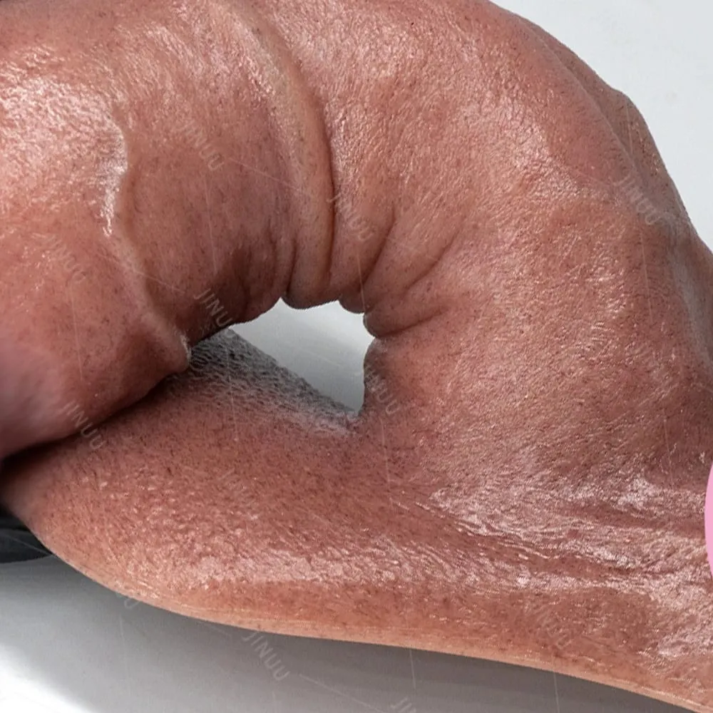 XXL Kalın Silikon Yapay Penis Büyük Vantuz ile Cilt Dostu Yumuşak Silikon Masaj Gerçekçi Gözenek Düzeyinde Doku Penis Seks Oyuncak
