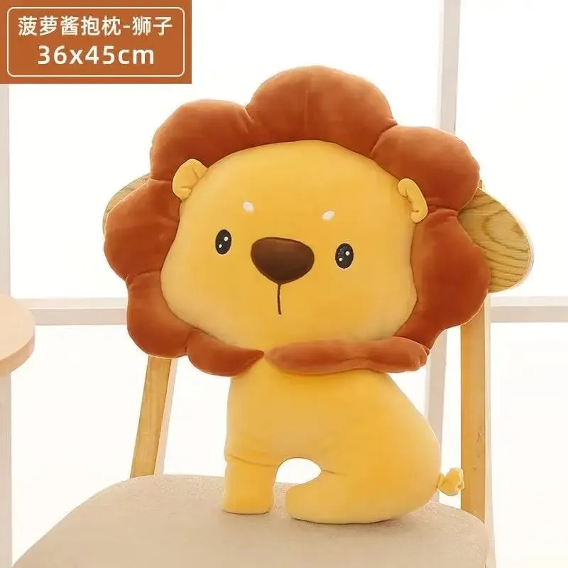 Cute Throw Pillows Crab Whale Goose Lion Pillow Comfortable Room Sofa Car Bed Office Headboard Cushion Doll Back Plush Toy Gift — image 13