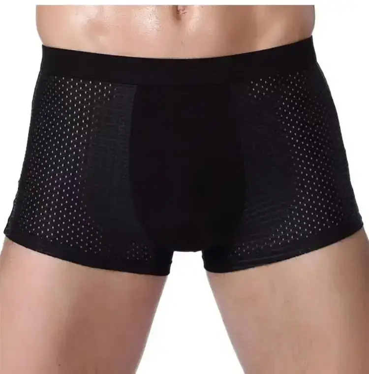 4Pcs Bamboo wear Bamboo Boxer Short Men Microfiber Boxer Briefs Underwear Compression Stretch — image 2