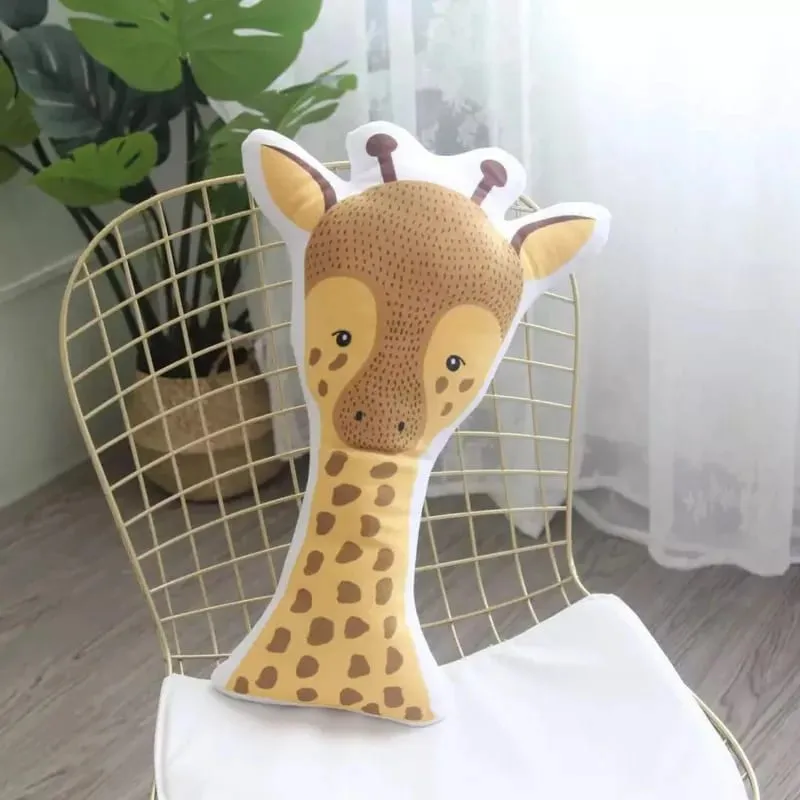 INS Nordic Cute Animals Plush Toys Bear Deer Fox Sofa Pillow/Cushion Children Room Decor Nursery Kids Room Baby Birthday Gifts — image 7