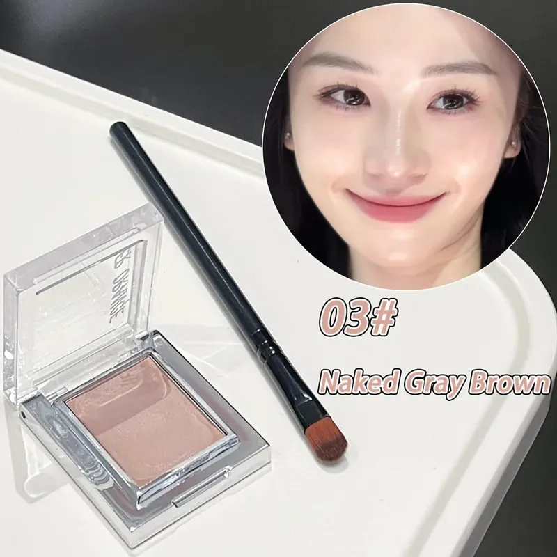 Herorange Misty Matte Cream Blush with Makeup Brush Set Low Saturation Matte Texture Brighten Skin Create Charming Makeup Looks — image 7
