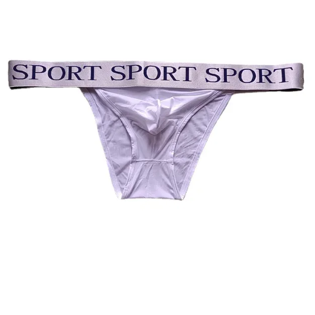 Sissy Men Ice Silk Soft Bugle Pouch Briefs Sexy Underwear Pouch Comfy Thin Breathable Low Rise Mini Briefs Lingerie — image 6