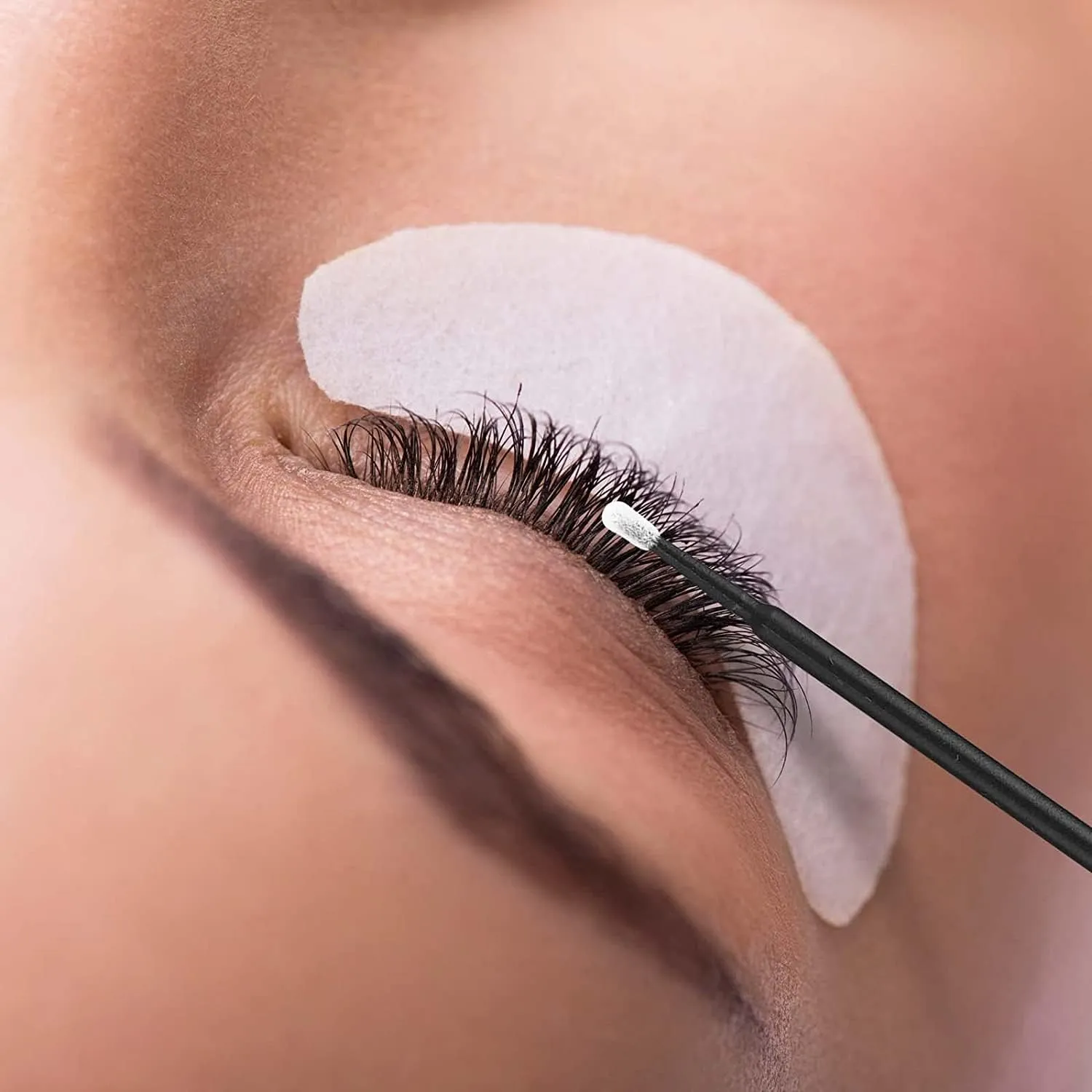 100PCS Micro Swab Applicator Eyelash Cleaning Brush Lash Extension Micro Brushes Cotton Swab Individual Eyelashes Removing Tool — image 7