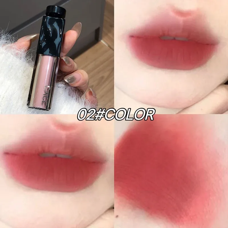 6 Colors Mist Velvet Nude Liquid Lipstick Waterproof Long Lasting Lipgloss Non-stick Cup Sexy Red Lip Tint Stain Cosmetics — image 6