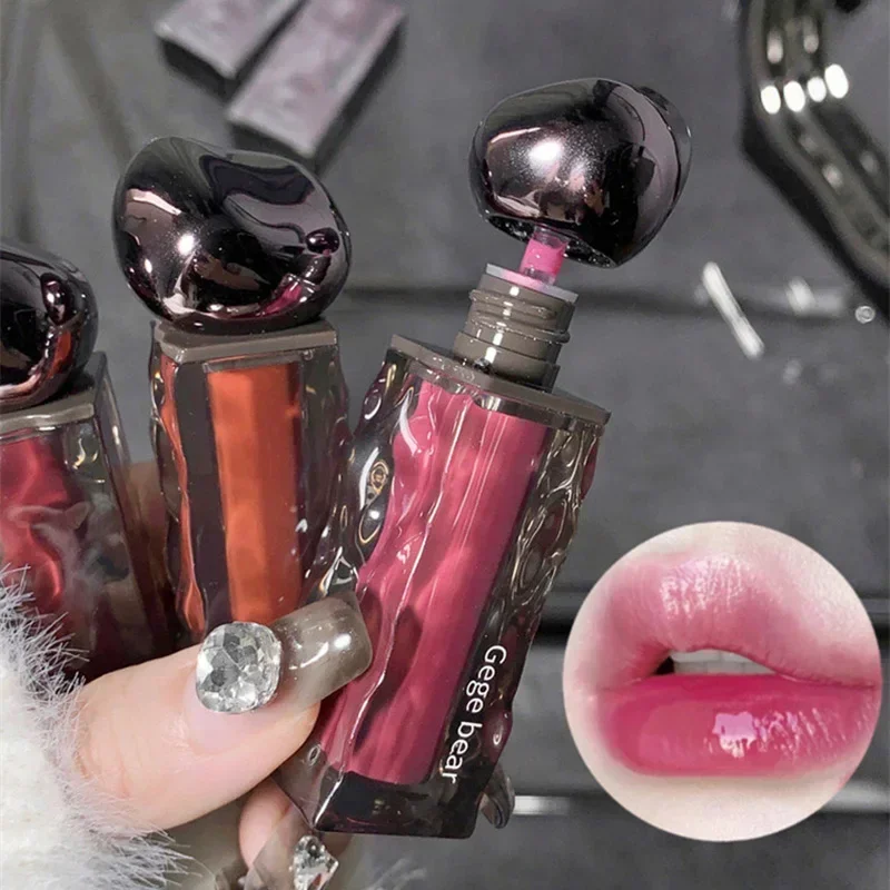 7 Colors Mirror Dyeing Lip Gloss Moisturizer Liquid Lipstick Waterproof Long Lasting Red Lip Tint Korean Natural Makeup Cosmetic — image 6