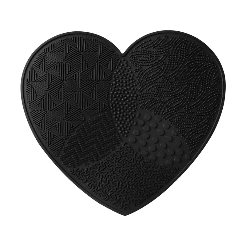 Scrubbing Pad Makeup Brushes Cleaning Silicone With Suction Cup Love Cleaner Washing Cosmetic Brush Beauty Supplies Tool — image 9