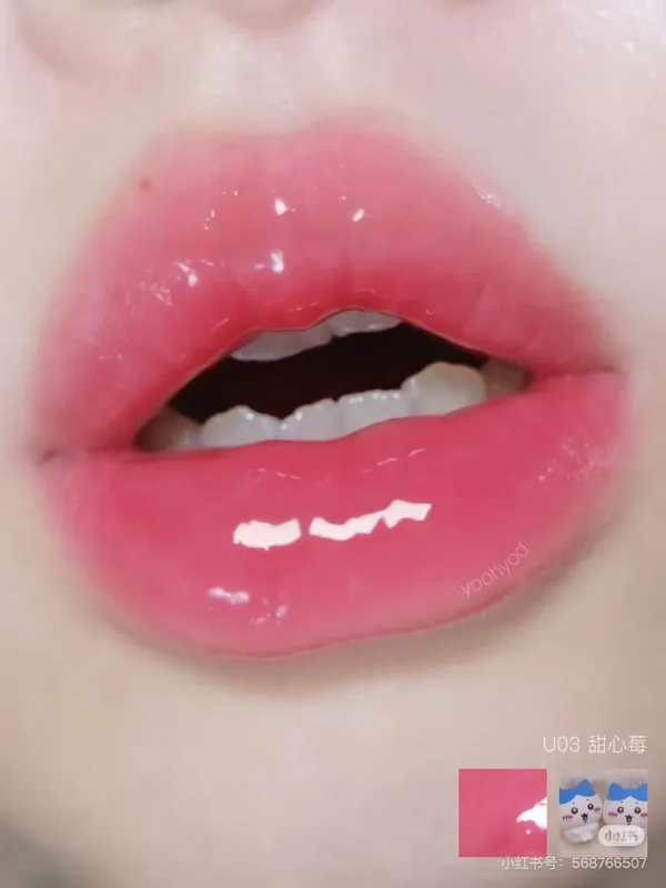 Pinkbear Single Blush Multi-purpose Cream Mirror Lip Gloss Matte Lip Cream Water Shimmer light Long Lasting Lips Makeup — image 12