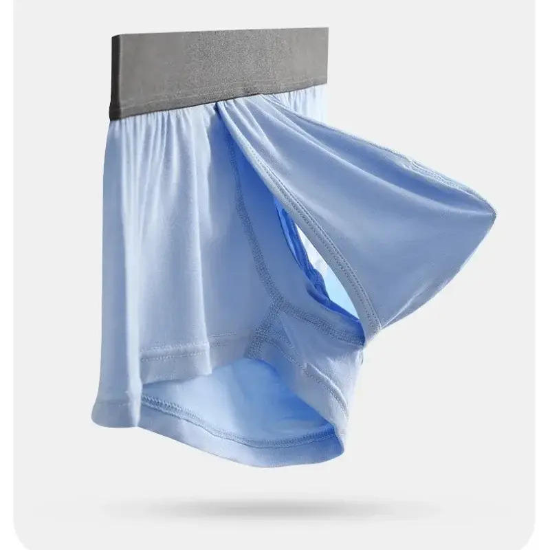 Herren-Unterhose aus Bambusfasern, athletisch, schnell trocknend, atmungsaktiv, separater Beutel, mit Fly-Front-Doppelbeutel-Unterhose, für mehr Komfort — image 6
