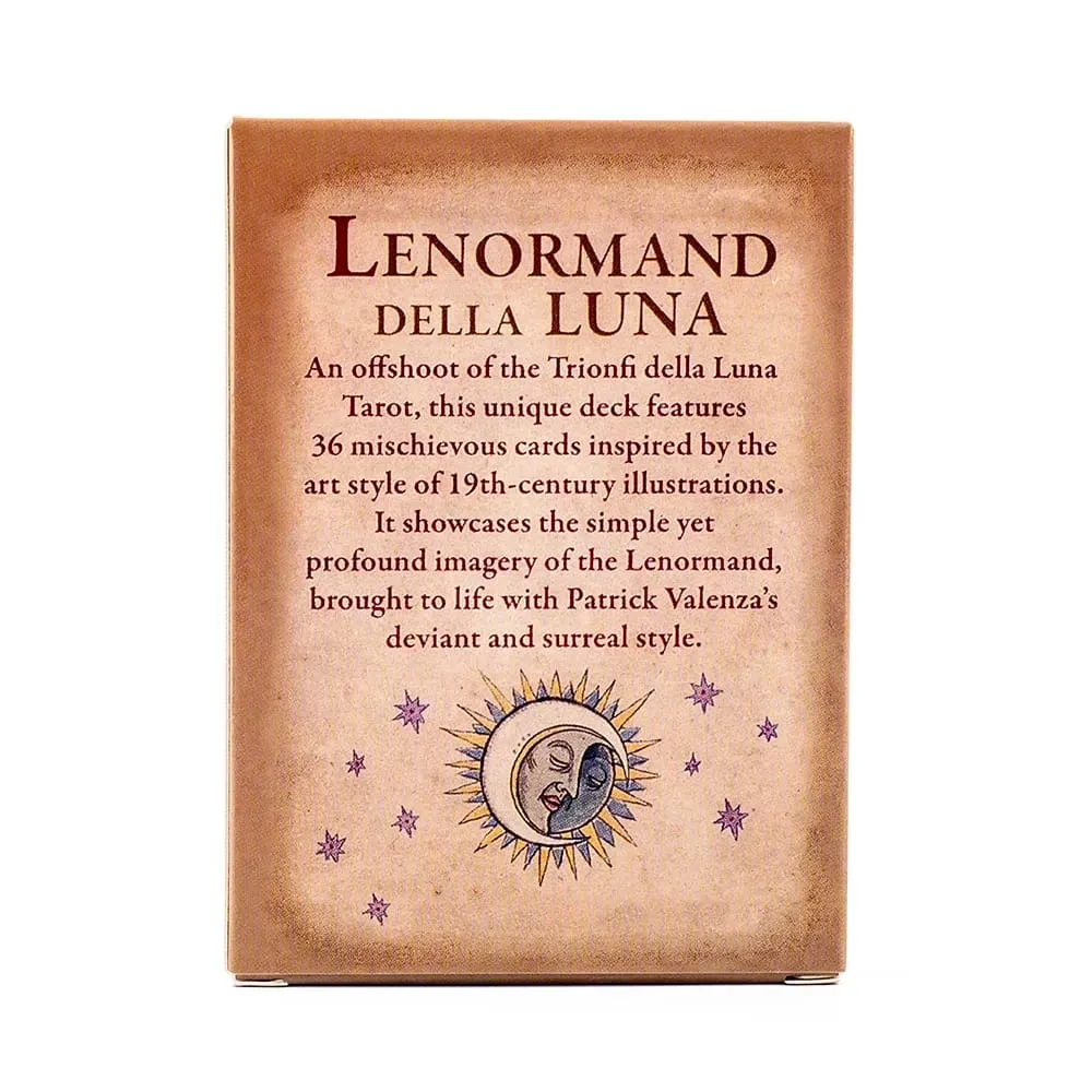 Lenormand Della Luna Tarot Deck 36 kort Divination Oracle Cards for Fate Reading Party Game 10,2x7,3 cm — image 3