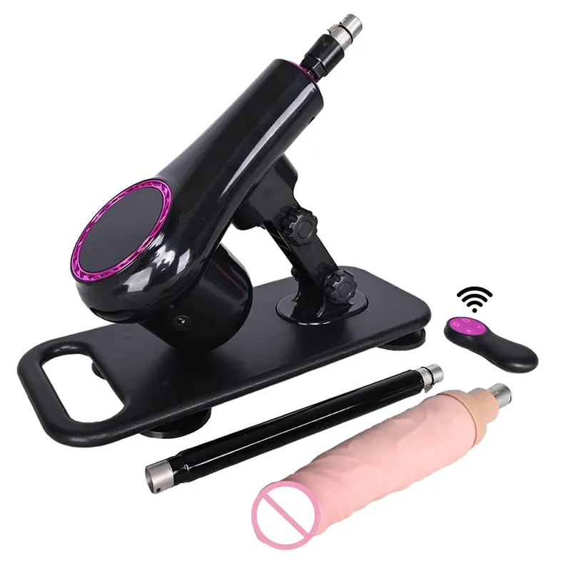 sex machine thrusting love machine automatic telescopic vibrator with Different Dildo Attachments Toys Sex toys — image 8
