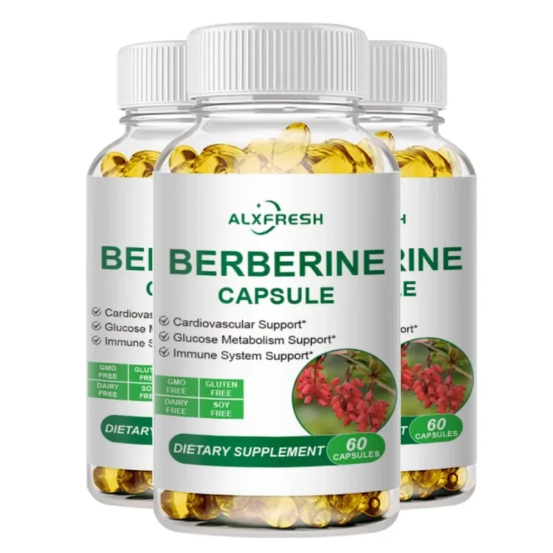 Berberine Extract 1500Mg for Promotes healthy cholesterol and Aids cardiovascular function Gastrointestinal Function Antioxidant