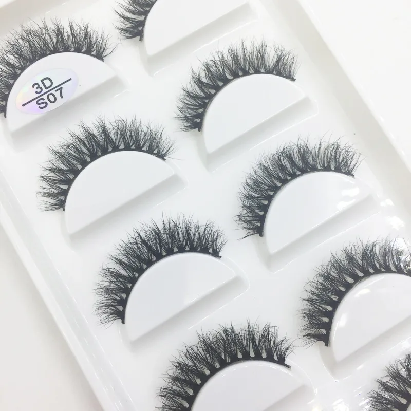 30 Style 5 Pairs Natural Eye Lashes Mink Lashes Handmade Fluffy Lashes 3D False Eyelashes Makeup Faux Cils Maquiagem Cilios — image 21
