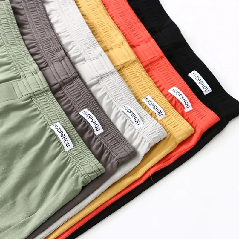 1/3 PCS Men's Cotton Loose Boxer Shorts Soft Moisture-Wicking Jersey Underwear Plus Size Lounge Summer Stretch Sleep Arrow Pant — image 8