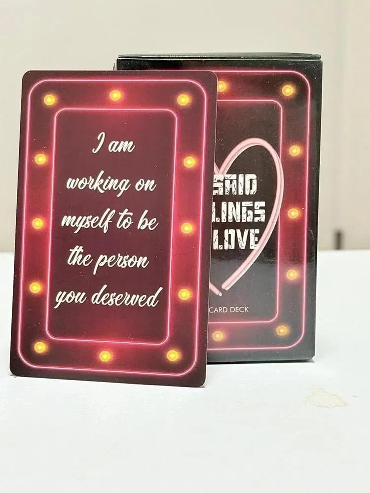 Unsaid Feelings of Love A 90 Card Deck English Version Channeled Messages From Soulmate Divination Card Game — image 2