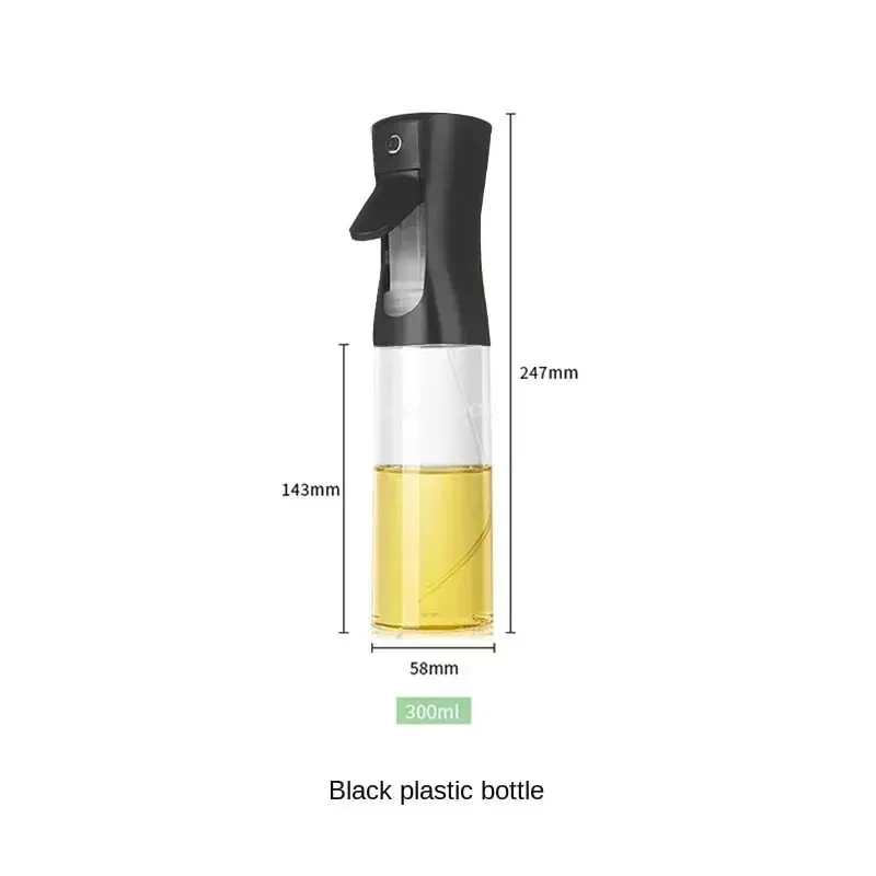 Press-type Oil Spray Bottle 200/300/500ML Kitchen Cooking Oil Sprayer Outdoor Barbecue Oil Spray Bottle Vinegar Soy Sauce — image 13