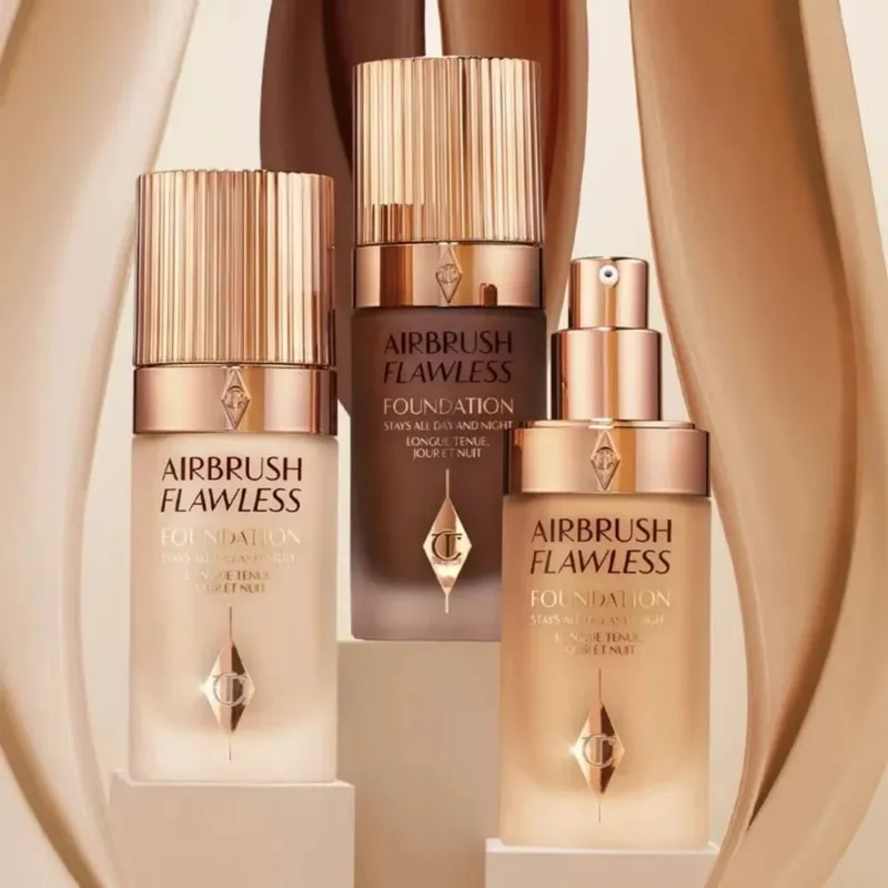 Charlotte Tilbury Liquid Foundation Cushion Foundation Setting Spray Pressed Powder Concealer Natural Hydrating Flawless Makeup — image 2