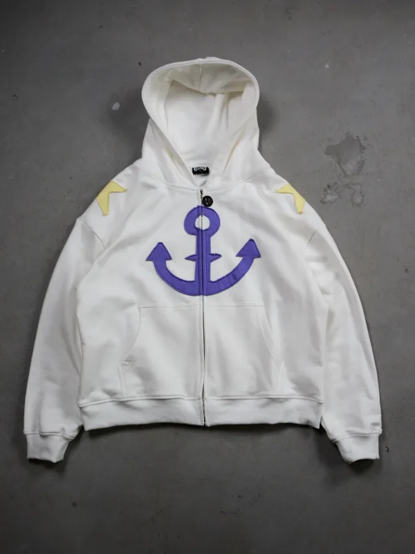 Y2k stoi Hiphop Jojo Bizarre Adventure bluzy Harajuku ponadgabarytowe męskie damskie bluza z kapturem na zamek Hip Hop para bluza uliczna — image 8