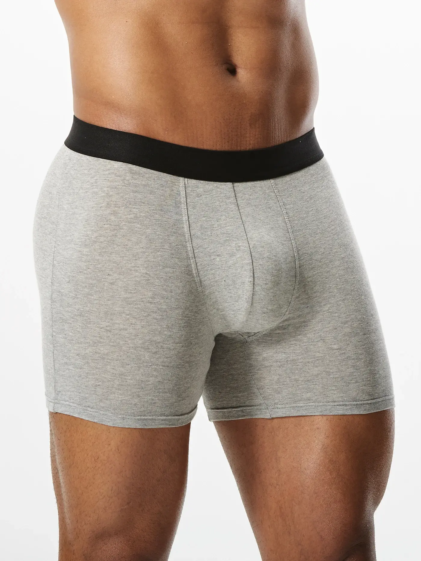 4pcs Pack Mid-Long Boxer Shorts Men Underwear Cotton Male Underpants for Men Sexy Homme Boxershorts Box Panties Slips Set Lot — image 4
