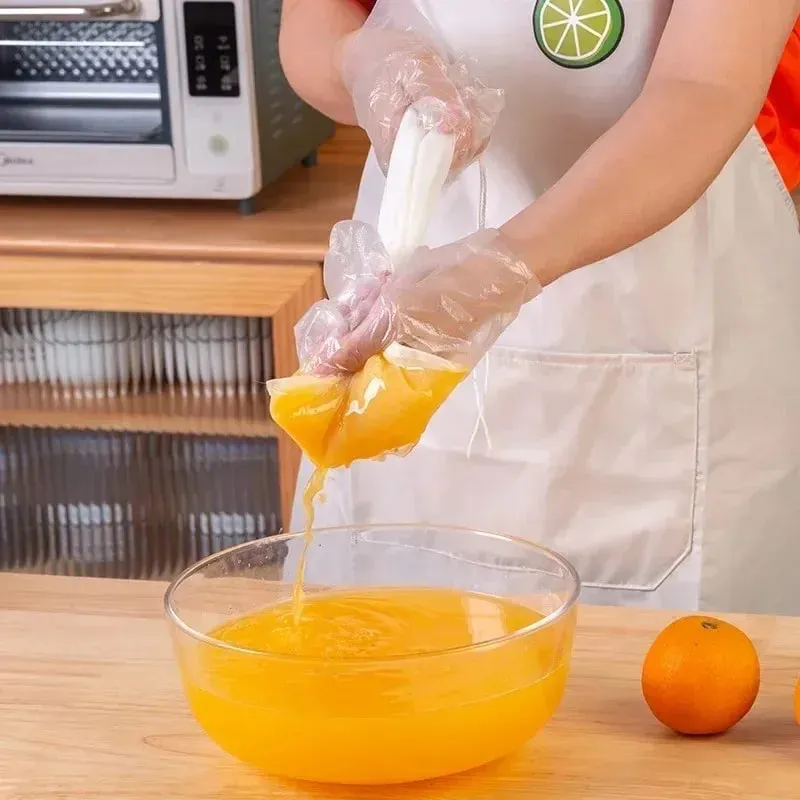 1/5Pcs Reusable Nut Milk Bags Strainers Unbleached Nylon Cheesecloth Bag Food Cheese Yogurt Filter Kitchen Fine Mesh Strainer — image 6