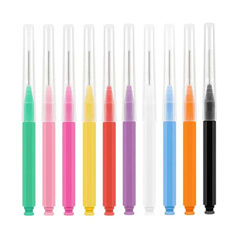 40pcs Mini Eyebrow Brush Brow Perm Makeup Brush Lashes Extension Lifting Bendable Mini Eyelash Brushes Dental Clean Beauty Tools