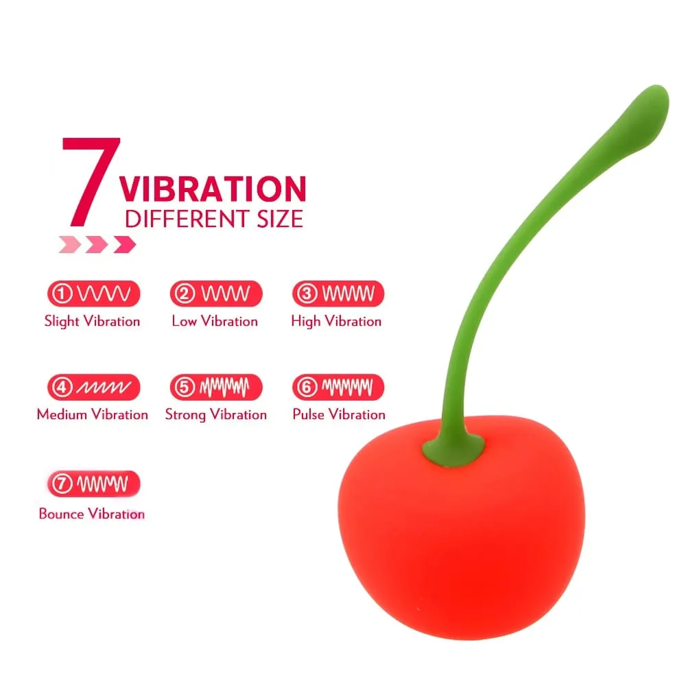 Vibromasseur érotique cerise pour femmes, stimulateur de Clitoris et de mamelon, boules vaginales, Plug Anal, masturbateur féminin, jouets sexuels sans fil pour adultes — image 2